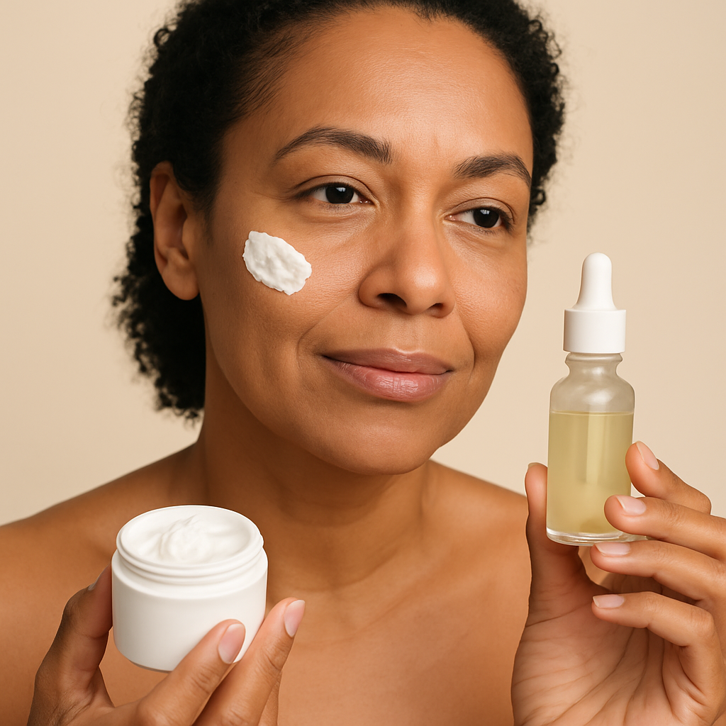 059/068 – Pesquisa com creme e sérum faciais anti-idade