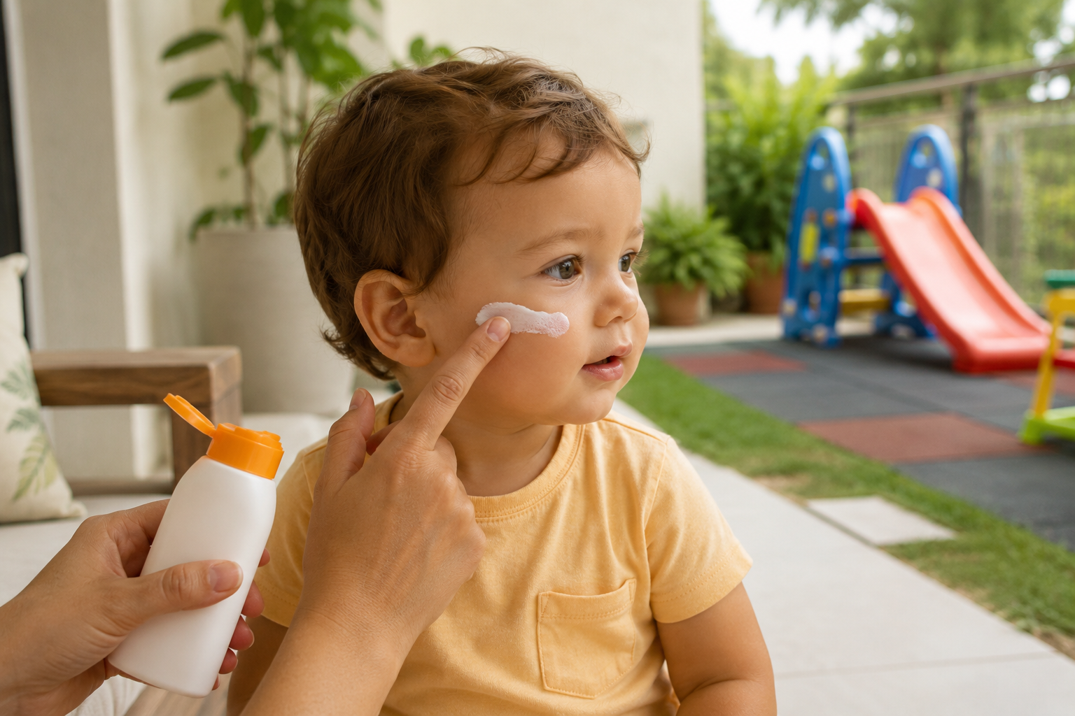 094 – Pesquisa com protetor solar infantil para pele sensível e tendência à atopia